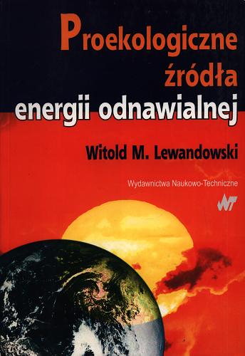 Okładka książki  Proekologiczne źródła energii odnawialnej  2