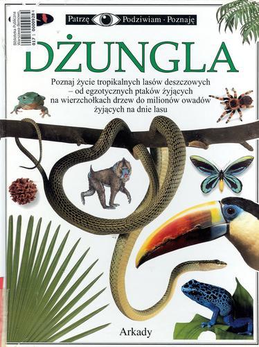 Okładka książki Dżungla / Theresa Greenaway ; ilustr. Geoff Dann ; tł. Stefan Łukomski.