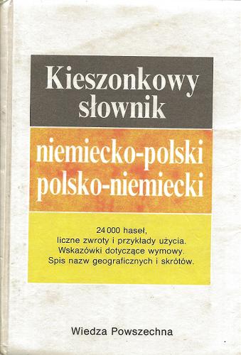 Okładka książki  Kieszonkowy słownik niemiecko-polski, polsko-niemiecki  3