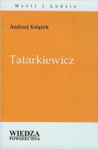Okładka książki  Tatarkiewicz  1