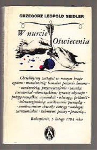 Okładka książki W nurcie Oświecenia / Grzegorz Leopold Seidler.