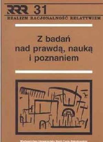 Okładka książki Z badań nad prawdą, nauką i poznaniem / pod redakcją Zbysława Muszyńskiego.