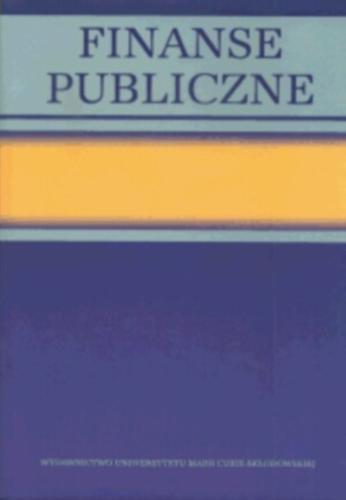 Okładka książki Finanse publiczne / redakcja naukowa Alicja Pomorska.