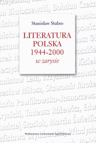 Okładka książki Literatura polska 1944-2000 / Stanisław Stabro.