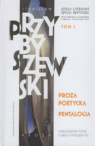 Okładka książki  Proza poetycka : pentalogia  15