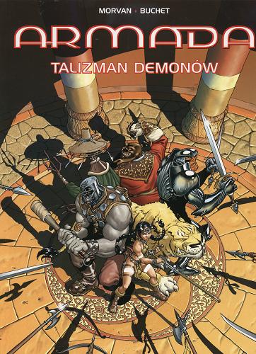 Okładka książki Talizman demonów / Jean-David Morvan ; Philippe Buchet ; tł. Maria Mosiewicz.