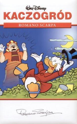 Okładka książki Kaczogród / Romano Scarpa ; [tłumaczył z włoskiego Jacek Drewnowski ; Walt Disney].