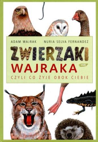 Okładka książki Zwierzaki Wajraka czyli Co żyje obok ciebie / Adam Wajrak, Nuria Selva Fernandez ; il. Wojciech Kołyszko.