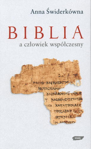 Okładka książki Biblia a człowiek współczesny / Anna Świderkówna.