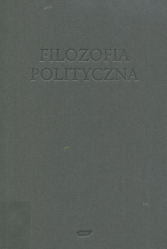 Okładka książki  Filozofia polityczna  7