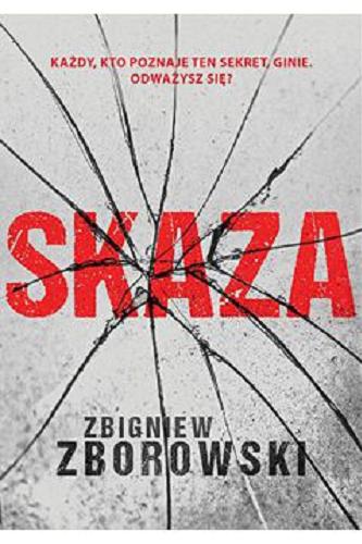 Okładka książki Skaza / Zbigniew Zborowski.