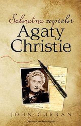 Okładka książki  Sekretne zapiski Agaty Christie  1