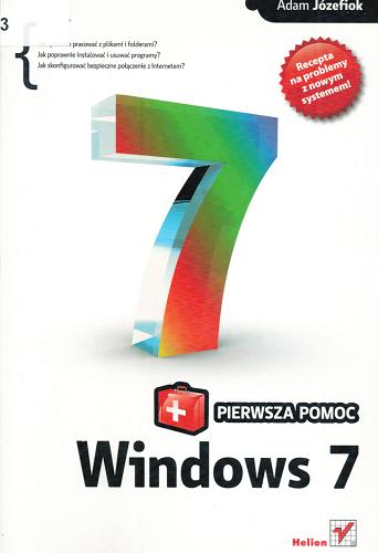 Okładka książki Windows 7 / Adam Józefiok.