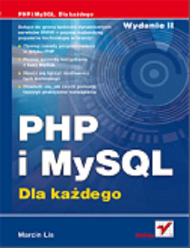 Okładka książki PHP i MySQL dla każdego / Marcin Lis.