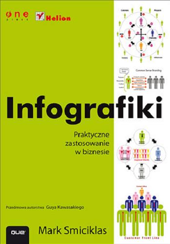 Okładka książki Infografiki : praktyczne zastosowanie w biznesie / Mark Smiciklas ; przedmowa autorstwa Guya Kawasakiego ; [tłumaczenie Maksymilian Gutowski].