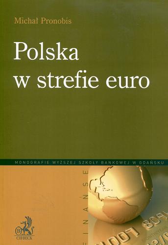 Okładka książki Polska w strefie euro / Michał Pronobis.