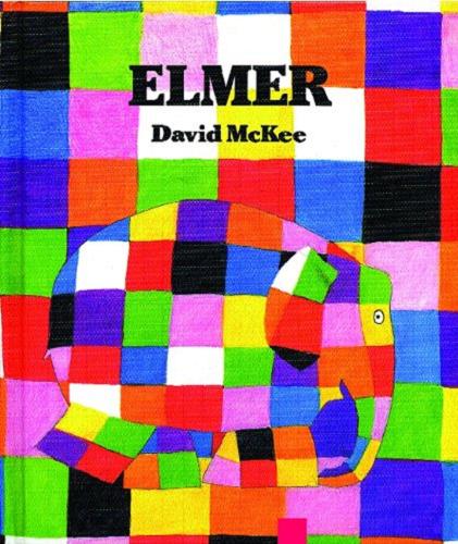 Okładka książki Elmer / David McKee ; tłumaczenie Dominika Dominów.