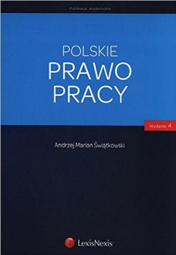 Okładka książki  Polskie prawo pracy  4