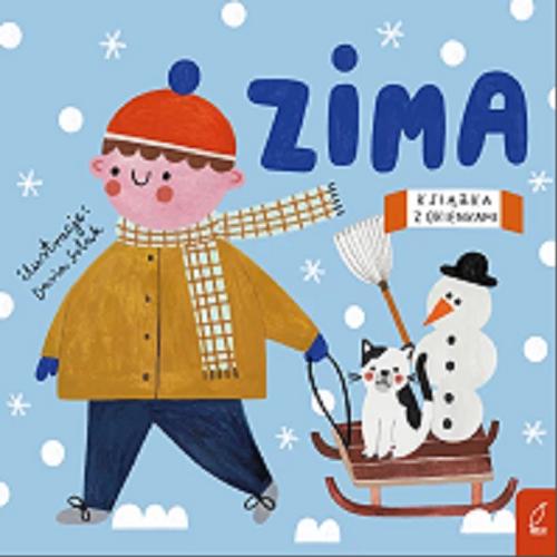 Okładka książki Zima : książka z okienkami / ilustracje: Daria Solak.