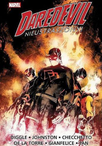 Okładka książki Daredevil : nieustraszony !. 7 / scenariusz: Andy Diggle ; rysunki: Billy Tan ; tusz: Batt ; kolory: Justin Ponsort ; tłumaczenie z języka angielskiego Zofia Sawicka.