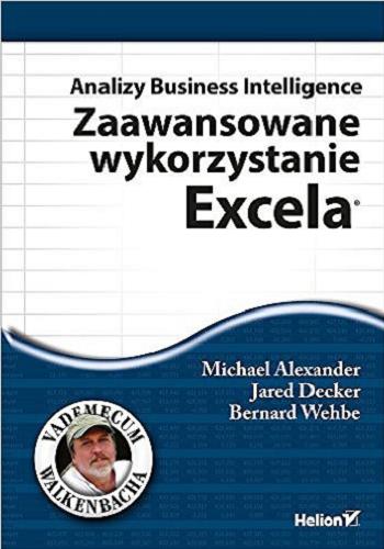 Okładka książki  Analizy business intelligence : zaawansowane wykorzystanie Excela  1