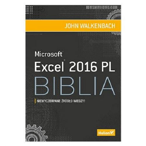 Okładka książki  Microsoft Excel 2016 PL  7