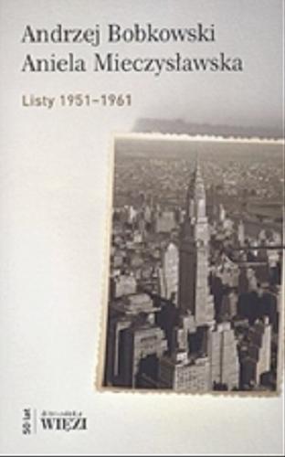 Okładka książki  Listy 1951-1961  1