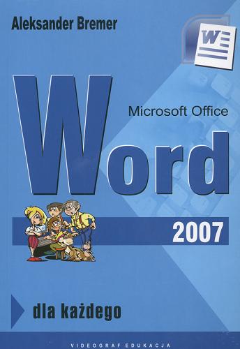 Okładka książki  Microsoft Office Word 2007  5