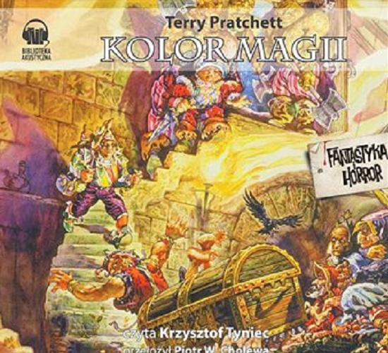 Okładka książki Kolor magii [Dokument dźwiękowy] / Terry Pratchett ; przełożył Piotr W. Cholewa.