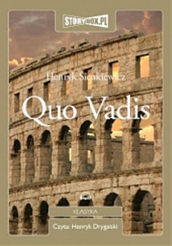 Okładka książki Quo Vadis [Dokument dźwiękowy] / Henryk Sienkiewicz.