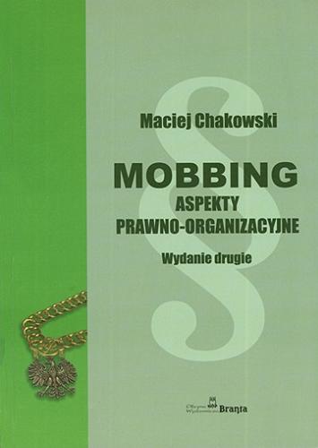 Okładka książki  Mobbing : aspekty prawno-organizacyjne  2