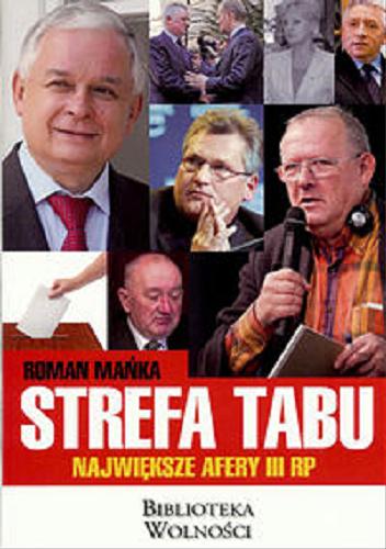 Okładka książki Strefa tabu / Roman Mańka.
