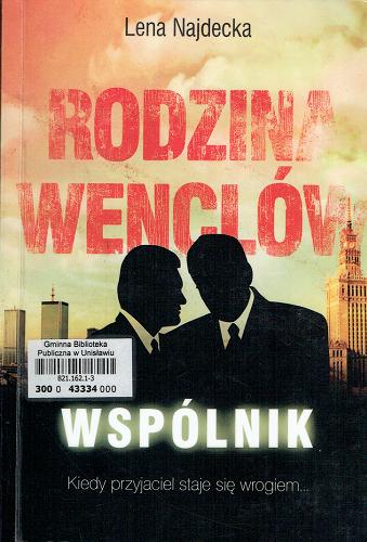 Okładka książki Wspólnik / Lena Najdecka.