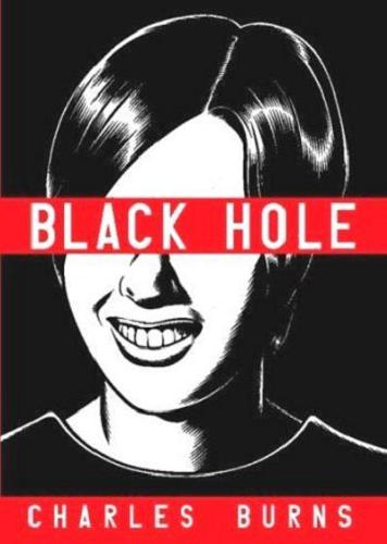 Okładka książki Black hole / Charles Burns ; tłumaczenie Wojciech Góralczyk.