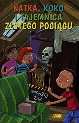 Okładka książki Natka, Koko i tajemnica złotego pociągu / Andrzej Żak ; [ilustracje Marcin Piwowarski].