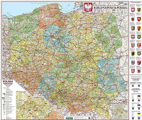 Okładka książki Polska : mapa administracyjno-samochodowa / Wydawnictwo Piętka.