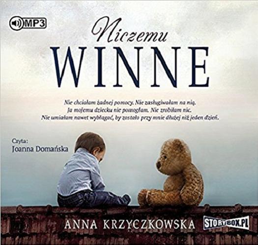 Okładka książki Niczemu winne / Anna Krzyczkowska.