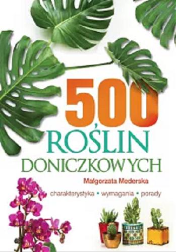 Okładka książki  500 roślin doniczkowych  1