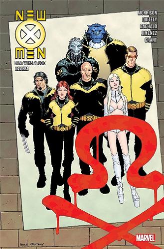 Okładka książki New X Men. 3, Bunt w Instytucie Xaviera / scenariusz Grant Morrison ; tłumaczenie Tomasz Sidorkiewicz.