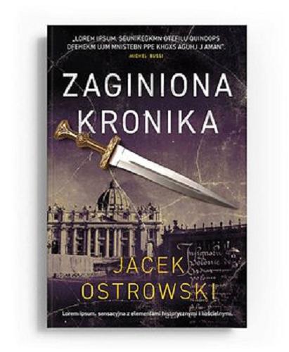 Okładka książki Zaginiona kronika [E-book] / Jacek Ostrowski.