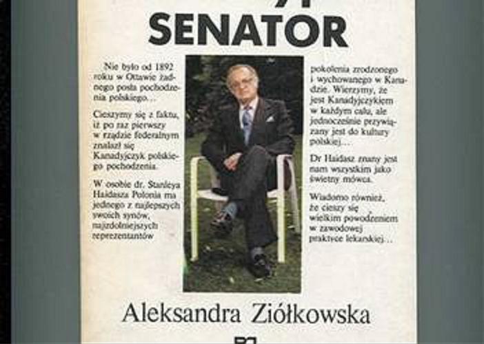 Okładka książki Kanadyjski senator / Aleksandra Ziółkowska.