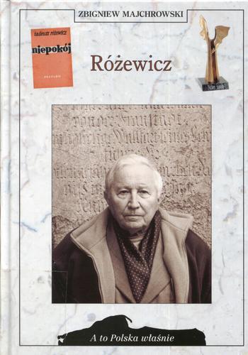 Okładka książki Różewicz / Zbigniew Majchrowski.