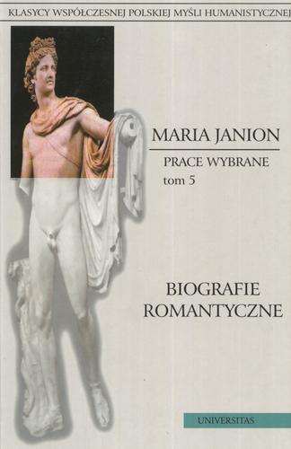Okładka książki  Biografie romantyczne t. 5  2