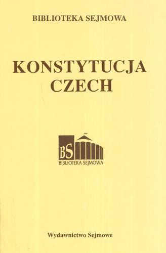 Okładka książki Konstytucja Republiki Czeskiej z 16 grudnia 1992 r. / tł. Maria Kruk.