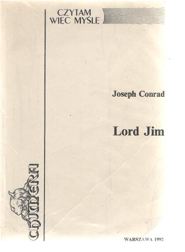 Okładka książki Lord Jim / Joseph Conrad ; przekład Aniela Zagórska.