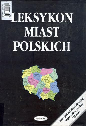 Okładka książki  Leksykon miast polskich  2