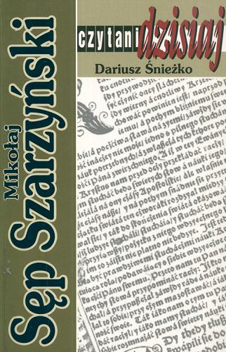 Okładka książki  Mikołaj Sęp Szarzyński  1