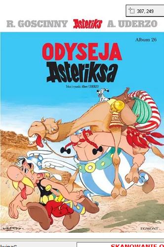 Okładka książki Odyseja Asteriksa / Albert Uderzo ; tłum. Sztuczyńska Jolanta.