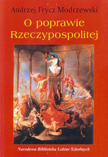 Okładka książki  O poprawie Rzeczypospolitej : (wybór)  5