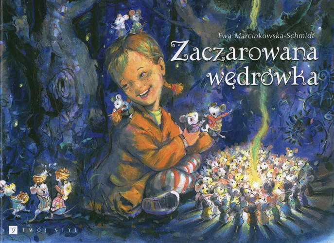 Okładka książki Zaczarowana wędrówka / Ewa Marcinkowska-Schmidt ; ilustracje Artur Gołębiowski.